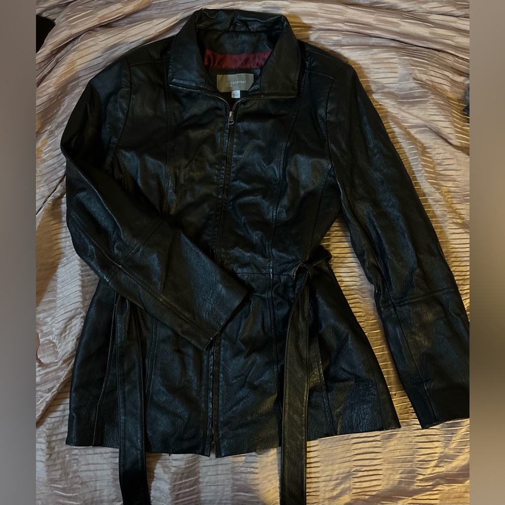 CROFT & BARROW leather women’s jacket